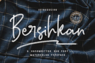 Bersihkan: Elevate Your Designs with Authentic Watercolor Typography