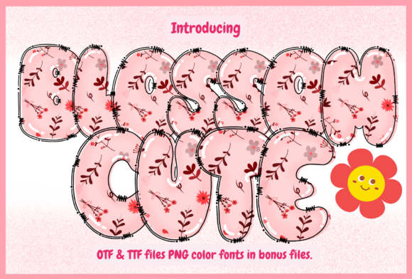 Blossom Cute: A Vibrant Display Font for Creative Design