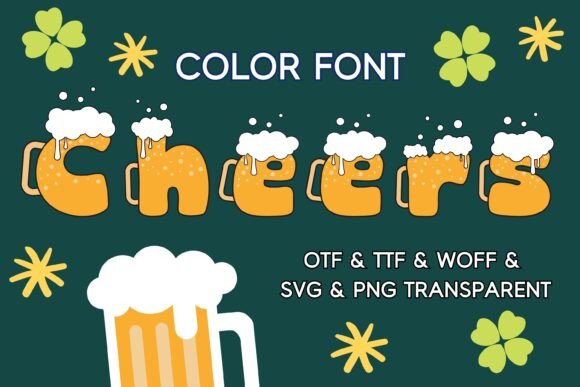 Cheers: A Vibrant Font for Dynamic St. Patrick's Day Designs