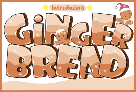 Ginger Bread: A Warm, Colorful Font for Cozy Design Projects