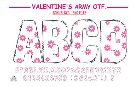 Love Valentine's Flower: Typography for Heartfelt Design