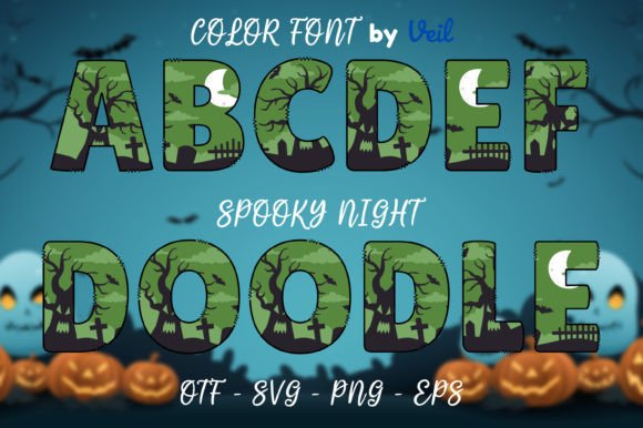 Spooky Night: Elevate Your Designs with Atmospheric Typography