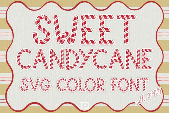 Sweet Candy Cane: Festive Typography for Holiday Designs
