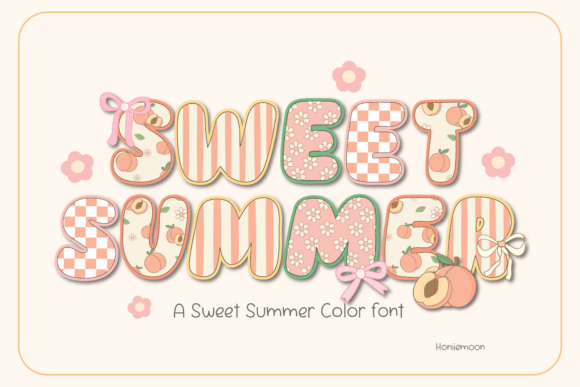 Sweet Summer: A Color Font for Sunshine-Inspired Design
