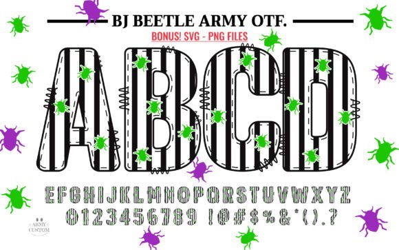 Unleash Creative Magic with Beetle Army and Halloween Fonts
