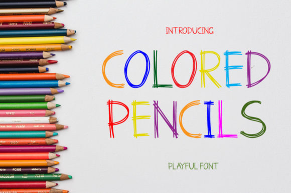 Unlocking Creative Potential with the Colored Pencils Font