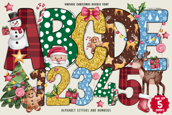Vintage Christmas Doodle: Infusing Nostalgia into Modern Design